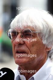 Bernie Ecclestone (GBR) CEO Formula One Group (FOM). 01.09.2012. Formula 1 World Championship, Rd 12, Belgian Grand Prix, Spa Francorchamps, Belgium, Qualifying Day