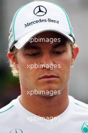 Nico Rosberg (GER) Mercedes AMG F1. 01.09.2012. Formula 1 World Championship, Rd 12, Belgian Grand Prix, Spa Francorchamps, Belgium, Qualifying Day