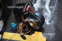 Pirelli tyre 02.09.2012. Formula 1 World Championship, Rd 12, Belgian Grand Prix, Spa Francorchamps, Belgium, Race Day