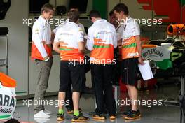 Nico Hulkenberg (GER), Sahara Force India Formula One Team  30.08.2012. Formula 1 World Championship, Rd 12, Belgian Grand Prix, Spa Francorchamps, Belgium, Preparation Day