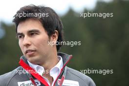 Sergio Perez (MEX), Sauber F1 Team  30.08.2012. Formula 1 World Championship, Rd 12, Belgian Grand Prix, Spa Francorchamps, Belgium, Preparation Day