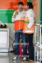 Paul di Resta (GBR), Sahara Force India Formula One Team  30.08.2012. Formula 1 World Championship, Rd 12, Belgian Grand Prix, Spa Francorchamps, Belgium, Preparation Day
