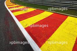Kerb detail at Eau Rouge. 30.08.2012. Formula 1 World Championship, Rd 12, Belgian Grand Prix, Spa Francorchamps, Belgium, Preparation Day
