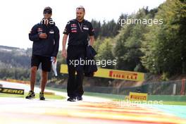 Daniel Ricciardo (AUS), Scuderia Toro Rosso  30.08.2012. Formula 1 World Championship, Rd 12, Belgian Grand Prix, Spa Francorchamps, Belgium, Preparation Day