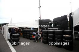 Pirelli tires  30.08.2012. Formula 1 World Championship, Rd 12, Belgian Grand Prix, Spa Francorchamps, Belgium, Preparation Day