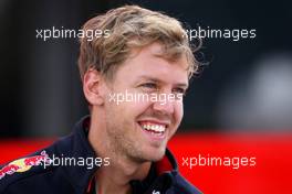 Sebastian Vettel (GER), Red Bull Racing  30.08.2012. Formula 1 World Championship, Rd 12, Belgian Grand Prix, Spa Francorchamps, Belgium, Preparation Day