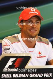 Jenson Button (GBR), McLaren Mercedes   30.08.2012. Formula 1 World Championship, Rd 12, Belgian Grand Prix, Spa Francorchamps, Belgium, Preparation Day
