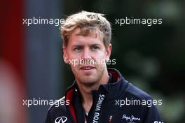 Sebastian Vettel (GER), Red Bull Racing  30.08.2012. Formula 1 World Championship, Rd 12, Belgian Grand Prix, Spa Francorchamps, Belgium, Preparation Day