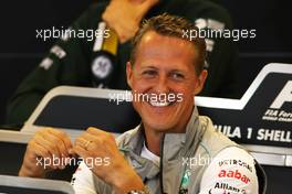 Michael Schumacher (GER), Mercedes GP  30.08.2012. Formula 1 World Championship, Rd 12, Belgian Grand Prix, Spa Francorchamps, Belgium, Preparation Day