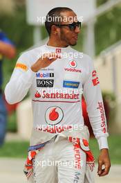 Lewis Hamilton (GBR) McLaren. 20.04.2012. Formula 1 World Championship, Rd 4, Bahrain Grand Prix, Sakhir, Bahrain, Practice Day