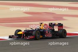 Sebastian Vettel (GER) Red Bull Racing RB8  20.04.2012. Formula 1 World Championship, Rd 4, Bahrain Grand Prix, Sakhir, Bahrain, Practice Day