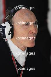 Frank Williams (GBR) Williams Team Owner. 20.04.2012. Formula 1 World Championship, Rd 4, Bahrain Grand Prix, Sakhir, Bahrain, Practice Day