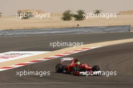 Felipe Massa (BRA) Scuderia Ferrari F2012  20.04.2012. Formula 1 World Championship, Rd 4, Bahrain Grand Prix, Sakhir, Bahrain, Practice Day