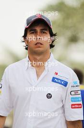 Sergio Perez (MEX) Sauber. 20.04.2012. Formula 1 World Championship, Rd 4, Bahrain Grand Prix, Sakhir, Bahrain, Practice Day