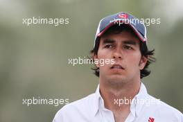 Sergio Perez (MEX) Sauber. 20.04.2012. Formula 1 World Championship, Rd 4, Bahrain Grand Prix, Sakhir, Bahrain, Practice Day