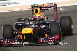 Mark Webber (AUS) Red Bull Racing RB8  20.04.2012. Formula 1 World Championship, Rd 4, Bahrain Grand Prix, Sakhir, Bahrain, Practice Day