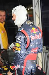 Sebastian Vettel (GER) Red Bull Racing. 20.04.2012. Formula 1 World Championship, Rd 4, Bahrain Grand Prix, Sakhir, Bahrain, Practice Day