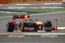 Mark Webber (AUS) Red Bull Racing RB8  20.04.2012. Formula 1 World Championship, Rd 4, Bahrain Grand Prix, Sakhir, Bahrain, Practice Day