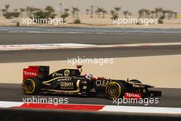 Kimi Raikkonen (FIN) Lotus F1 Team E20  20.04.2012. Formula 1 World Championship, Rd 4, Bahrain Grand Prix, Sakhir, Bahrain, Practice Day