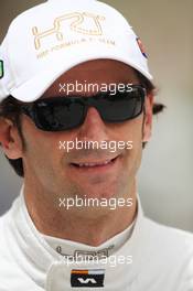 Pedro De La Rosa (ESP) HRT Formula 1 Team. 20.04.2012. Formula 1 World Championship, Rd 4, Bahrain Grand Prix, Sakhir, Bahrain, Practice Day