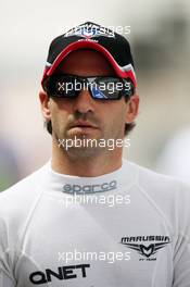 Timo Glock (GER) Marussia F1 Team. 20.04.2012. Formula 1 World Championship, Rd 4, Bahrain Grand Prix, Sakhir, Bahrain, Practice Day