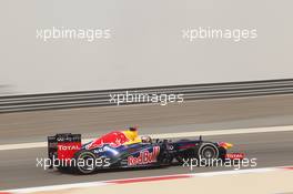 Sebastian Vettel (GER) Red Bull Racing RB8. 20.04.2012. Formula 1 World Championship, Rd 4, Bahrain Grand Prix, Sakhir, Bahrain, Practice Day