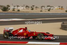 Fernando Alonso (ESP) Scuderia Ferrari F2012  20.04.2012. Formula 1 World Championship, Rd 4, Bahrain Grand Prix, Sakhir, Bahrain, Practice Day