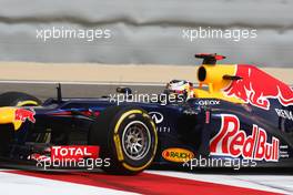 Sebastian Vettel (GER) Red Bull Racing RB8  20.04.2012. Formula 1 World Championship, Rd 4, Bahrain Grand Prix, Sakhir, Bahrain, Practice Day