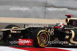 Kimi Raikkonen (FIN) Lotus F1 Team E20  20.04.2012. Formula 1 World Championship, Rd 4, Bahrain Grand Prix, Sakhir, Bahrain, Practice Day