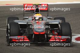 Lewis Hamilton (GBR) McLaren Mercedes MP4-27  20.04.2012. Formula 1 World Championship, Rd 4, Bahrain Grand Prix, Sakhir, Bahrain, Practice Day