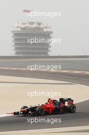 Charles Pic (FRA) Marussia F1 Team MR01. 20.04.2012. Formula 1 World Championship, Rd 4, Bahrain Grand Prix, Sakhir, Bahrain, Practice Day