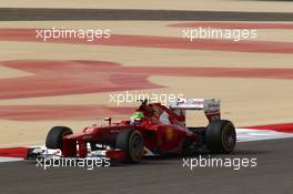 Felipe Massa (BRA) Scuderia Ferrari F2012  20.04.2012. Formula 1 World Championship, Rd 4, Bahrain Grand Prix, Sakhir, Bahrain, Practice Day