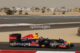 Sebastian Vettel (GER) Red Bull Racing RB8  20.04.2012. Formula 1 World Championship, Rd 4, Bahrain Grand Prix, Sakhir, Bahrain, Practice Day