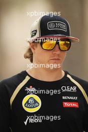 Kimi Raikkonen (FIN) Lotus F1 Team. 20.04.2012. Formula 1 World Championship, Rd 4, Bahrain Grand Prix, Sakhir, Bahrain, Practice Day