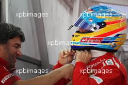 Fernando Alonso (ESP) Ferrari. 20.04.2012. Formula 1 World Championship, Rd 4, Bahrain Grand Prix, Sakhir, Bahrain, Practice Day