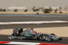 Michael Schumacher (GER) Mercedes AMG F1 W03  20.04.2012. Formula 1 World Championship, Rd 4, Bahrain Grand Prix, Sakhir, Bahrain, Practice Day