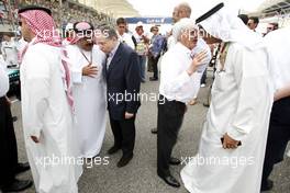 Jean Todt (FRA), FIA President and Bernie Ecclestone (GBR), FOM 22.04.2012. Formula 1 World Championship, Rd 4, Bahrain Grand Prix, Sakhir, Bahrain, Race Day