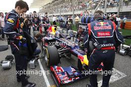 Sebastian Vettel (GER), Red Bull Racing  22.04.2012. Formula 1 World Championship, Rd 4, Bahrain Grand Prix, Sakhir, Bahrain, Race Day