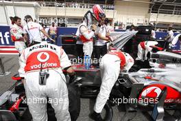 Jenson Button (GBR), McLaren Mercedes  22.04.2012. Formula 1 World Championship, Rd 4, Bahrain Grand Prix, Sakhir, Bahrain, Race Day