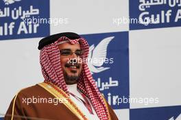 Zayed Rashed Al Zayani (BRN) Chairman of Bharain International Circuit on the grid. Motor Racing - Formula One World Championship - Bahrain Grand Prix - Race Day - Sakhir, Bahrain