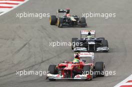 Felipe Massa (BRA) Ferrari F2012. Motor Racing - Formula One World Championship - Bahrain Grand Prix - Race Day - Sakhir, Bahrain