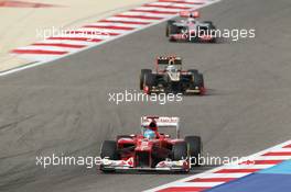 Fernando Alonso (ESP) Ferrari F2012. Motor Racing - Formula One World Championship - Bahrain Grand Prix - Race Day - Sakhir, Bahrain