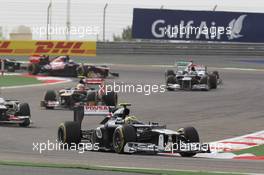Bruno Senna (BRA) Williams FW34. Motor Racing - Formula One World Championship - Bahrain Grand Prix - Race Day - Sakhir, Bahrain