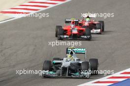 Nico Rosberg (GER) Mercedes AMG F1 W03. Motor Racing - Formula One World Championship - Bahrain Grand Prix - Race Day - Sakhir, Bahrain