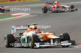 Nico Hulkenberg (GER) Sahara Force India F1 VJM05. Motor Racing - Formula One World Championship - Bahrain Grand Prix - Race Day - Sakhir, Bahrain