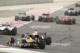 Heikki Kovalainen (FIN) Caterham CT01. Motor Racing - Formula One World Championship - Bahrain Grand Prix - Race Day - Sakhir, Bahrain