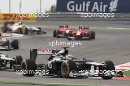 Pastor Maldonado (VEN) Williams FW34. Motor Racing - Formula One World Championship - Bahrain Grand Prix - Race Day - Sakhir, Bahrain