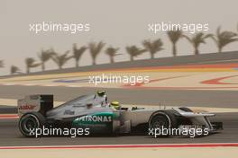 Nico Rosberg (GER) Mercedes AMG F1 W03. 21.04.2012. Formula 1 World Championship, Rd 4, Bahrain Grand Prix, Sakhir, Bahrain, Qualifying Day