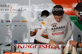 Paul di Resta (GBR) Sahara Force India VJM05. 21.04.2012. Formula 1 World Championship, Rd 4, Bahrain Grand Prix, Sakhir, Bahrain, Qualifying Day