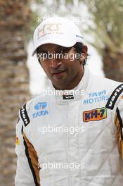 Narain Karthikeyan (IND) Hispania Racing F1 Team (HRT). 21.04.2012. Formula 1 World Championship, Rd 4, Bahrain Grand Prix, Sakhir, Bahrain, Qualifying Day
